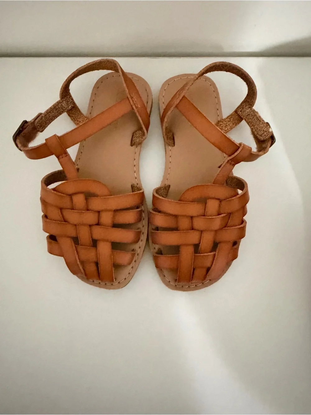 Old Navy Tan Brown Kids Sandals and Ankle Boots Set